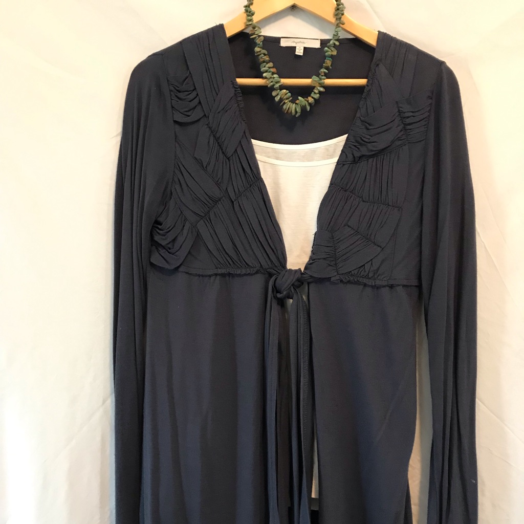 Mystree Brand TieFront Cardigan Mystree Brand TieFront Cardigan